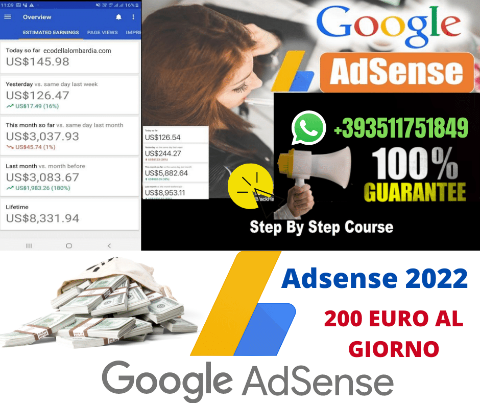 Google AdSense Metodi di Guadagnare 200 Euro al giorno插图