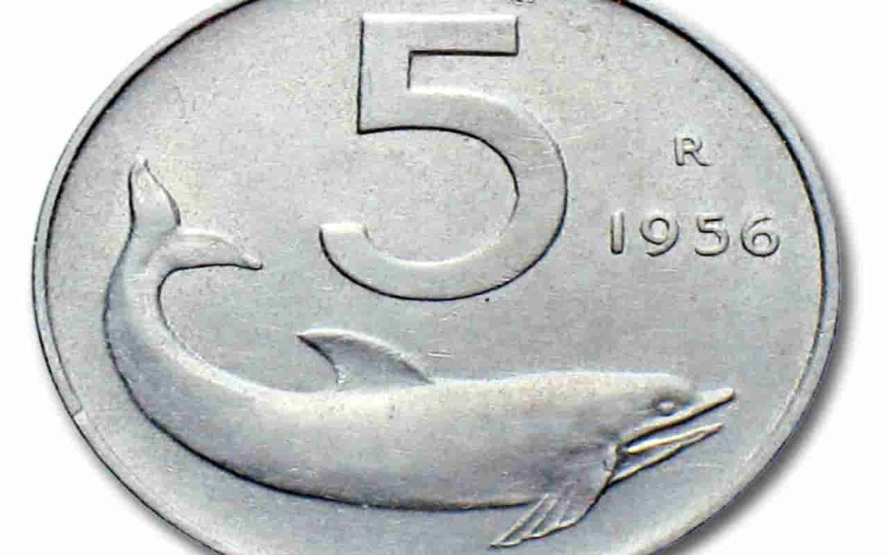 5 lire delfino