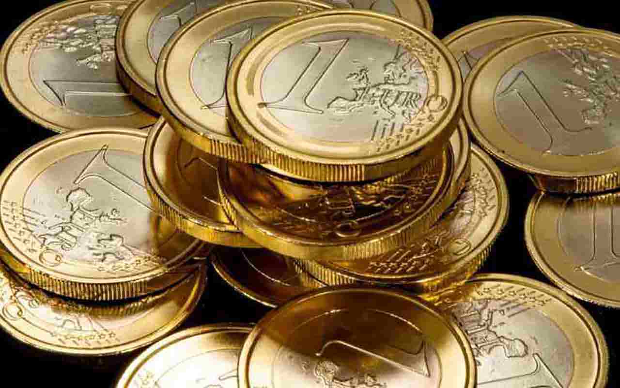 Monete da 1 euro, fonte pixabay