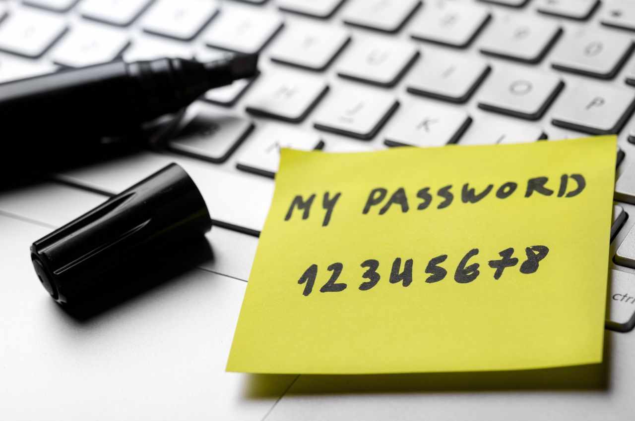 password rischio