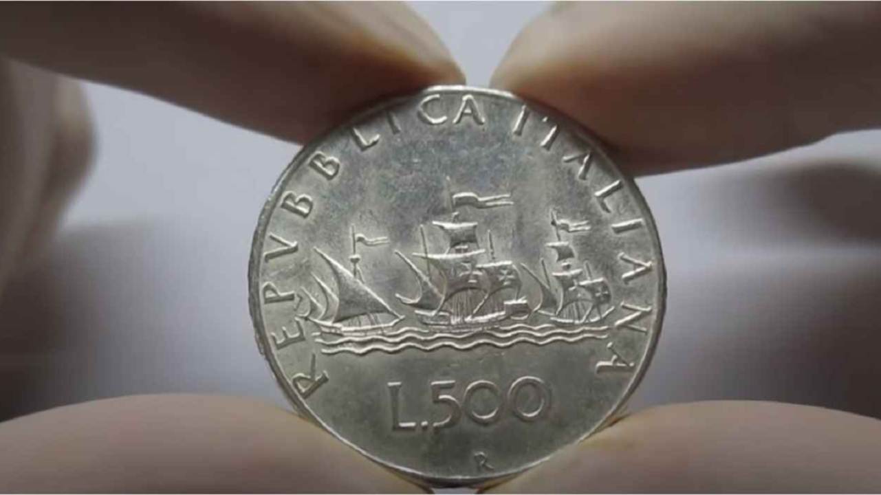 500 lire argento caravelle