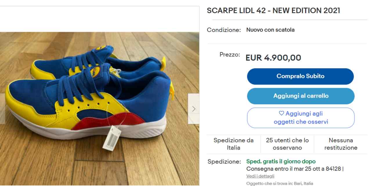 Scarpe Lidl Ebay