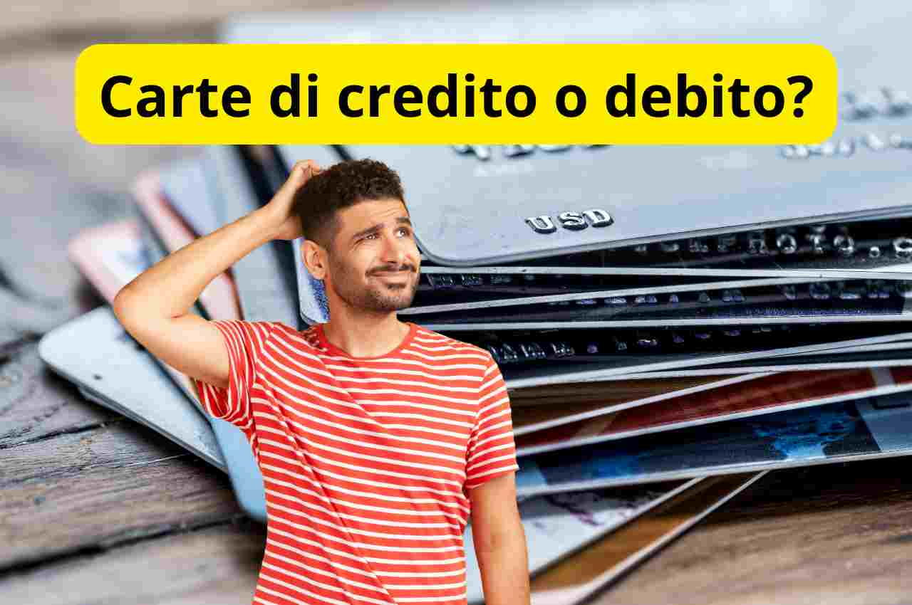 Carte di credito o debito
