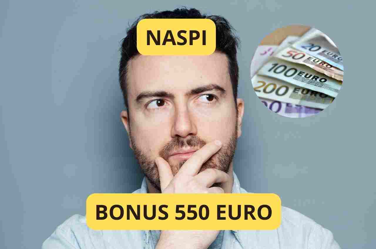 Naspi bonus 550 euro