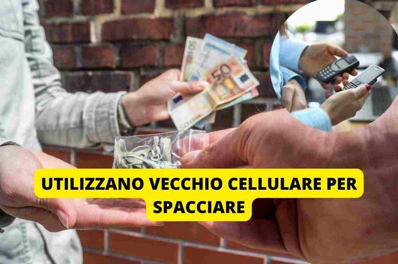 Vecchio cellulare per spacciare