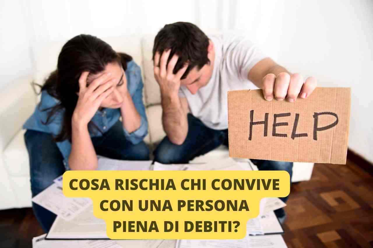 conviventi debiti rischi