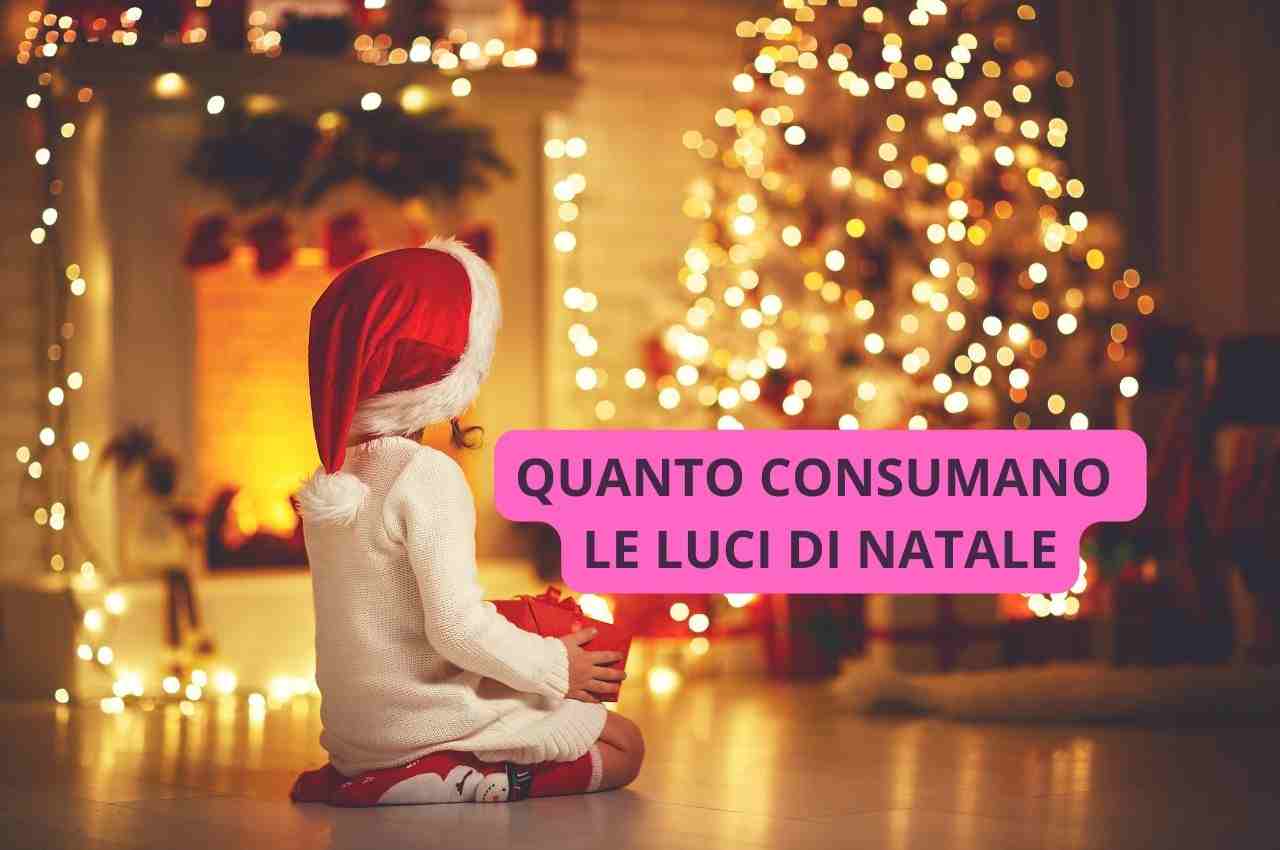 luci di natale consumi