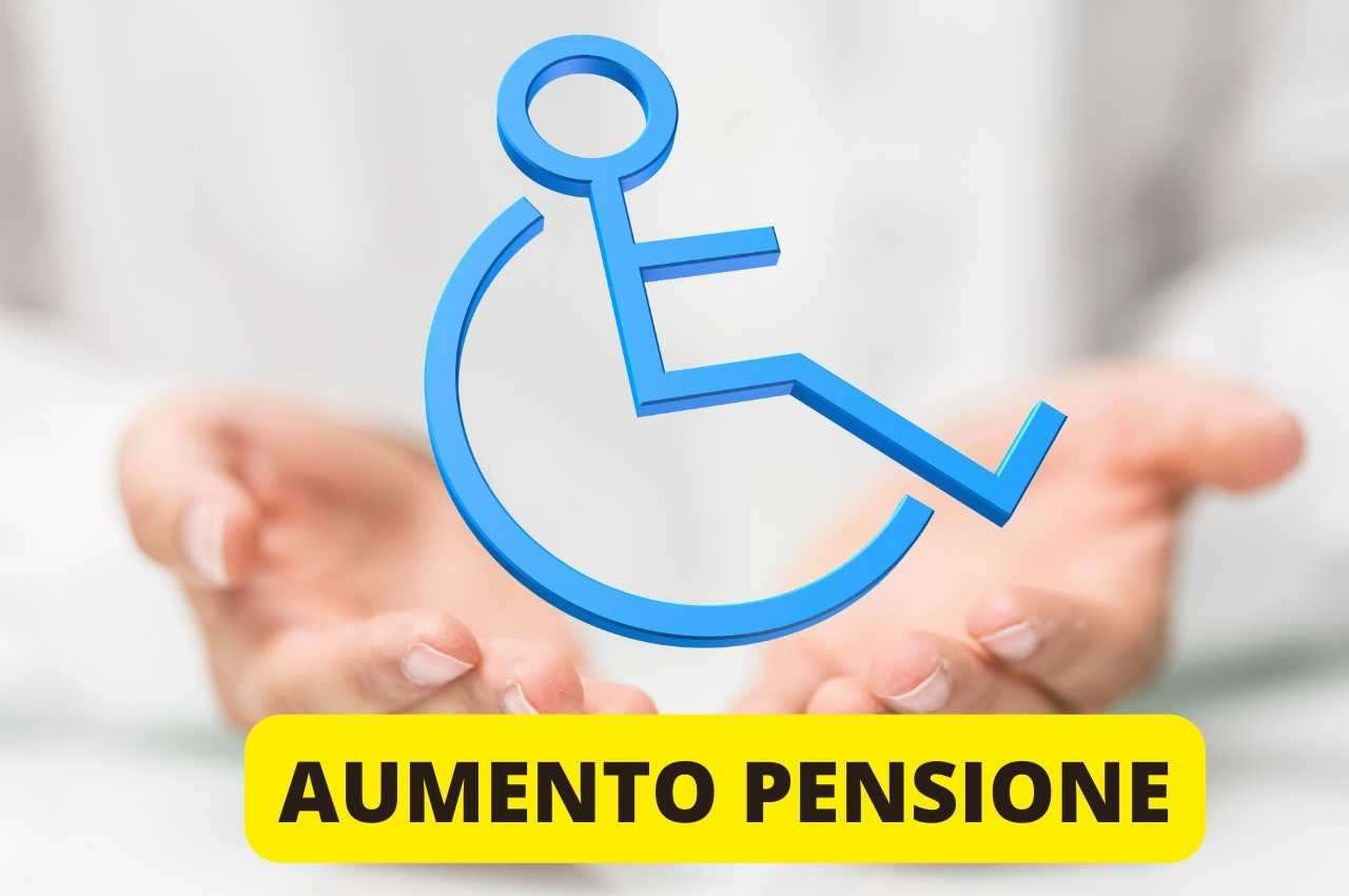 pensione invalidità aumento