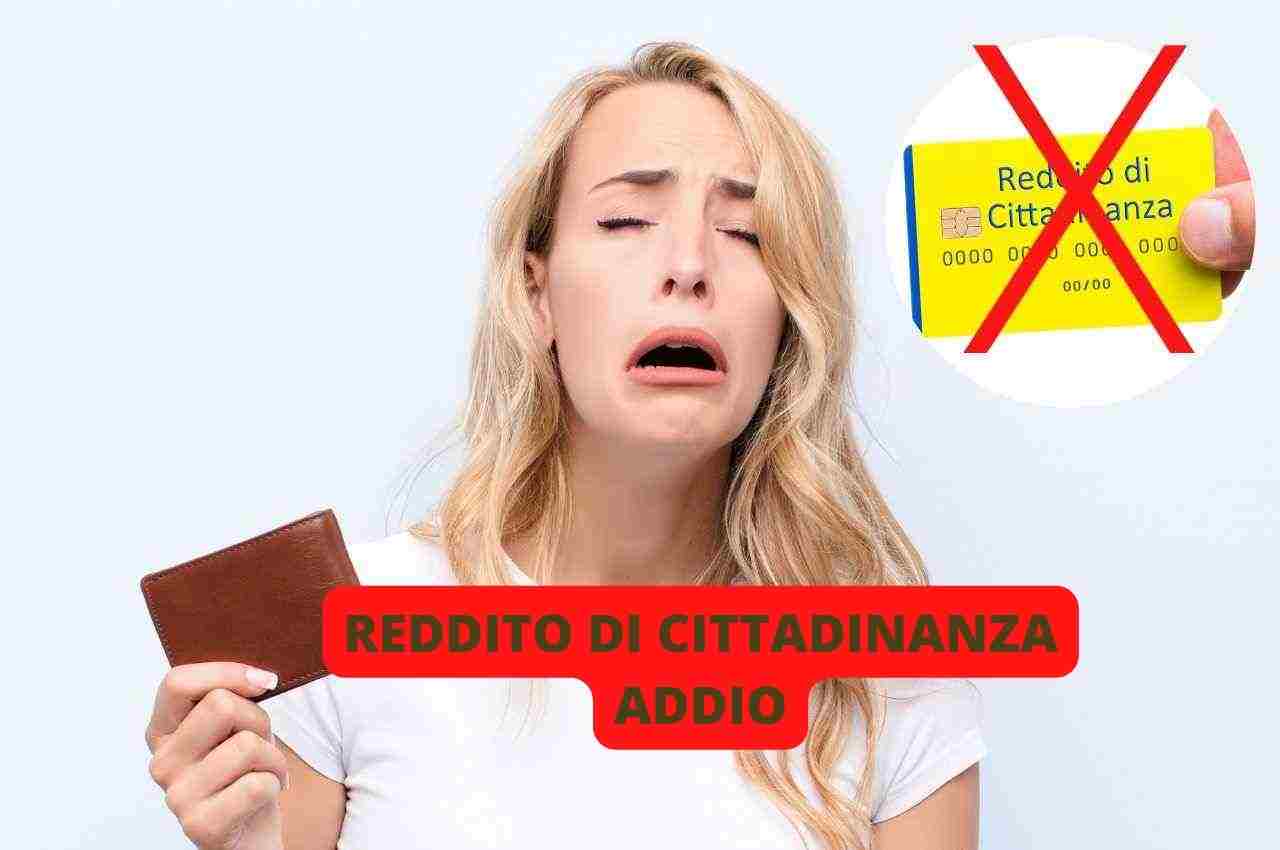 reddito di cittadinanza data addio