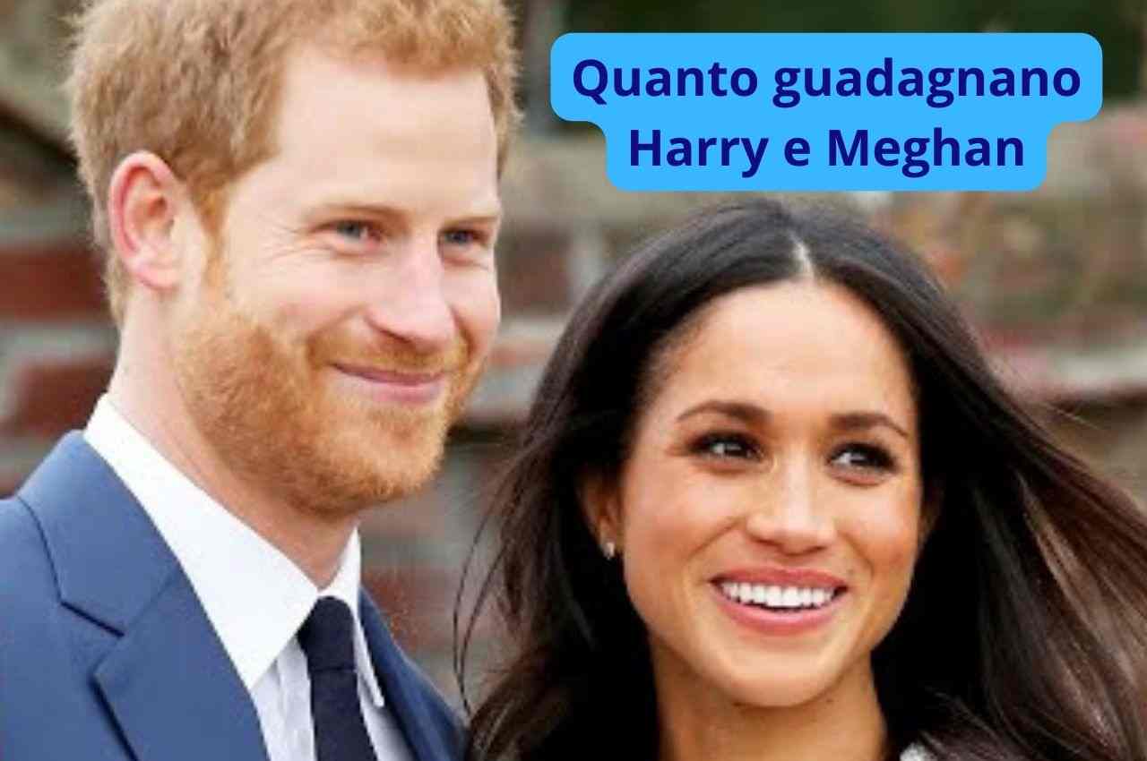 Harry e Meghan guadagno