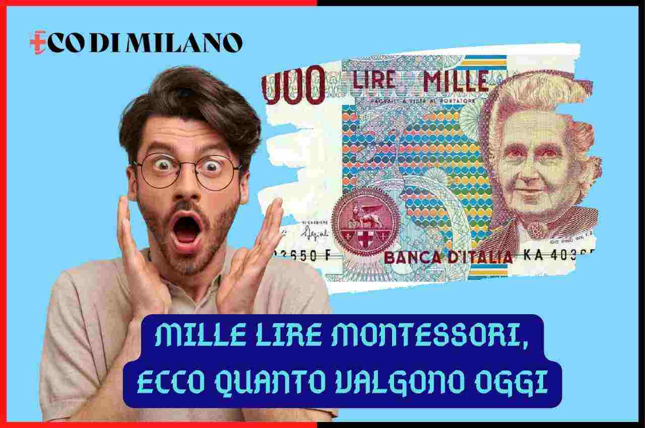 Montessori mille Lire 