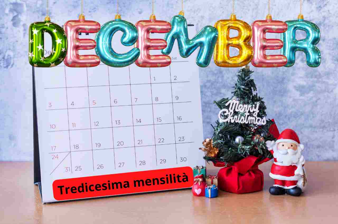 calendario tredicesima 2022