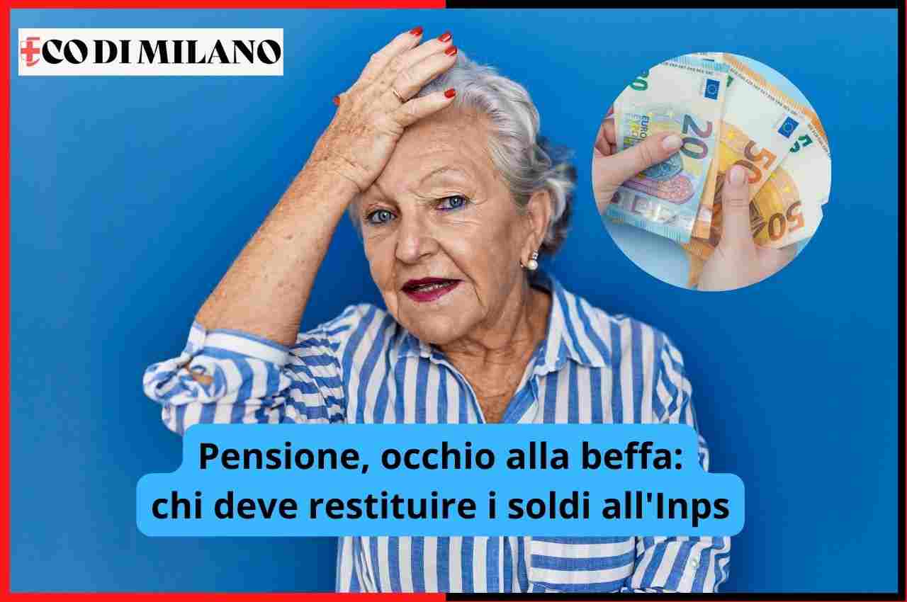 pensione restituire soldi