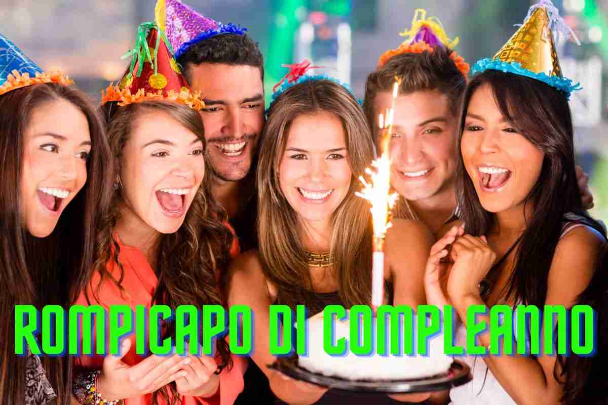 rompicapo compleanno